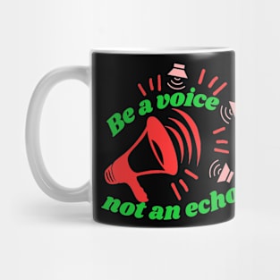 Unleash Your Voice: Inspiring T-Shirt Illustration Mug